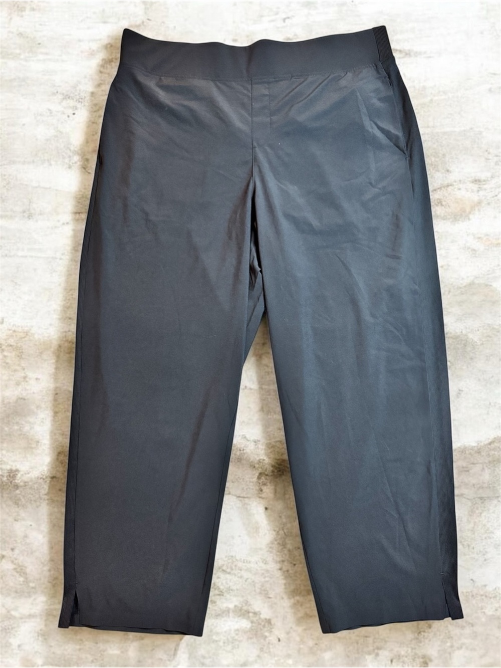 NWT XXL Kirkland Signature Black Pull-On Track Pants